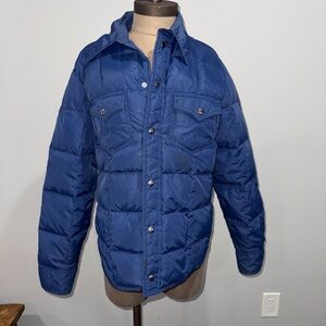 Men's Blue Puffer Jacket